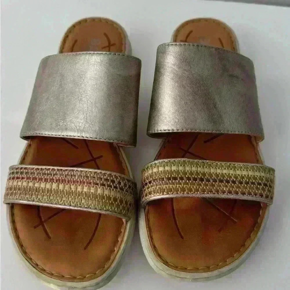 Born Shoes - Born Leather Sandals size 8
